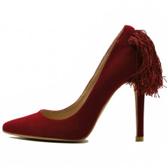 Pantofi dama red,Cod: FS-51 RED (Culoare: Rosu, Inaltime toc (cm): 11, Marime Incaltaminte: 36) foto
