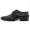 Pantofi de gala confectionati din piele naturala,Cod:115 NL/NB BLACK (Culoare: Negru, Marime Incaltaminte: 44)