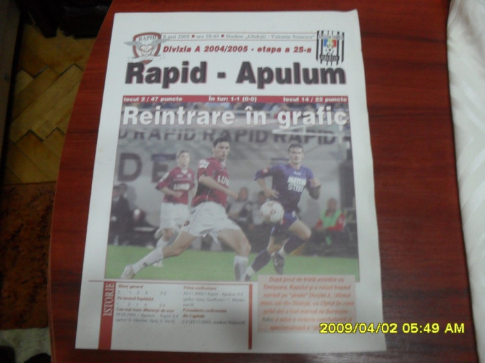 program Rapid - Apullum Alba I.
