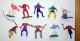 Cumpara ieftin LOT 10 FIGURINE INDIENI / COWBOY VINTAGE HONG KONG ...INCOMPLETE