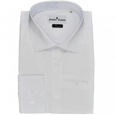 Camasa barbati, White, Slim Fit , Cod: Camasa B.0144 White (Culoare: Alb, Marime camasa Slim Fit: S) foto