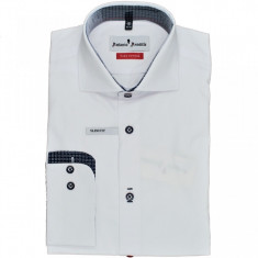 Camasa barbati, White, Slim Fit , Antonio Asstante , Cod :Camasa B.0167 White (Culoare: Alb, Marime camasa Slim Fit: XXL) foto