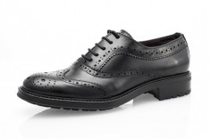 Pantofi Dama Oxford din Piele Naturala,Cod:558 Abb Ner (Culoare: Negru, Marime Incaltaminte: 36) foto