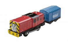 Trenulet Salty Locomotiva Motorizata cu Vagon Thomas&amp;amp;Friends Track Master foto