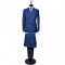 Costum Barbati, Slim Fit, Albastru, doua randuri de nasturi, Ucu Dima, Cod: Costum B. 305 Blue (Culoare: Bluemarin, Marime Costum: 52)