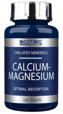Calcium Magnesium, 100 tablete foto