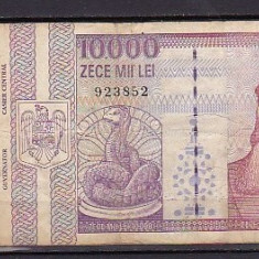 ROMANIA 1994 - BANCNOTA DE 10000 LEI VF (SERIE 923852)