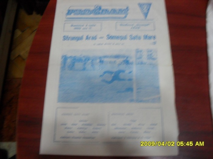 program Strungul Arad - Somesul SM