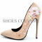 Pantofi dama stiletto,Cod:HR81246-F2 Blush (Culoare: Roz, Inaltime toc (cm): 12, Marime Incaltaminte: 38)