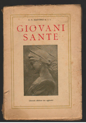 (C7992) GIOVANI SANTE DE P.T. MANTRICI M.S.C., TEXT IN LIMBA ITALIANA foto