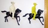 Cumpara ieftin LOT 2 FIGURINE COWBOY / CAI VINTAGE HONG KONG ...DIMENSIUNE MARE