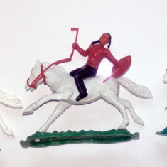 LOT 3 FIGURINE INDIENI / COWBOY VINTAGE HONG KONG ...