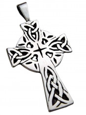 Pandantiv argint Crucea celtica foto