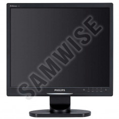 Monitor LCD Philips 17&amp;quot; 17S, 1280 x 1024, 8ms, DVI, VGA, Cabluri incluse foto