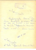 Z401 DOCUMENT VECHI- CERERE INSCRIERE SCOALA PROFESIONALA COMERCIALA -BRAILA1953