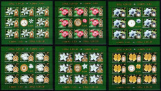 Romania 2013, LP 1983 c, Ceasul florilor II, minicoli, MNH! LP 144,55 lei foto