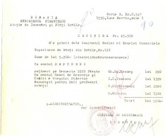 Z429 DOCUMENT VECHI-RECEPISA-SCOALA COMERCIALA SUPERIOARA DE BAIETI, BRAILA 1935