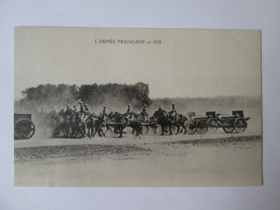 Carte postala necirculata armata franceza 1920 foto