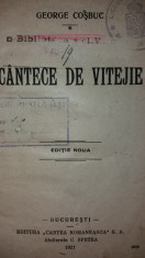 GEORGE COSBUC ? CANTECE DE VITEJIE {1921} foto