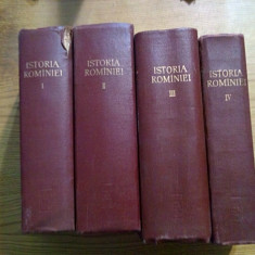 ISTORIA ROMANIEI - 4 Volume - P. Constantinescu-Iasi - Editura Academiei