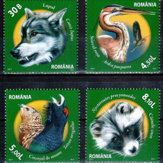 Romania 2011, LP 1909, Fauna din rezervatii naturale, seria, MNH! LP 21,50 lei