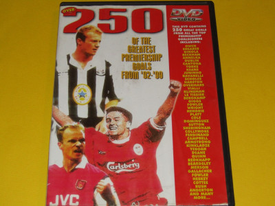 DVD fotbal - 250 goluri (top) Premiership Anglia 1992-1999 foto