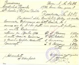 Z419 DOCUMENT VECHI-RECEPISA-SCOALA COMERCIALA SUPERIOARA DE BAIETI, BRAILA 1934