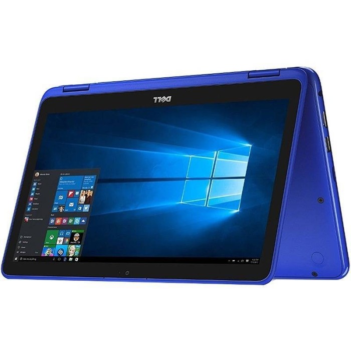 Laptop Dell Inspiron 3168 11.6 inch HD Touch Intel Pentium N3710 4GB DDR3 128GB SSD Windows 10 Home Blue 2Yr CIS foto mare Laptop Dell Inspiron 3168 11.6 inch HD Touch Intel Pentium N3710 4GB DDR3 128GB SSD Windows 10 Home Blue 2Yr CIS foto mare