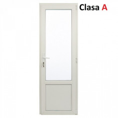 Usa Termopan cu geam Exterior 67 x 202 cm - 3 camere Profilink - Stanga Alb foto