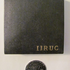 MMM - Medalie Romania "IIRUC 1968 - 1988 / Service" / aluminiu / unifata