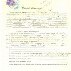 Z465 DOCUMENT VECHI -LICEUL TEORETIC DE FETE , BRAILA - CARLAN GHEORGHE - 1942