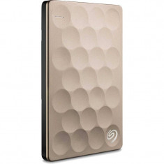 Hard disk extern Seagate Backup Plus Ultra Slim Gold 1TB 2.5 inch USB 3.0 foto