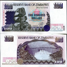 !!! ZIMBABWE - 100 DOLARI 1995 - P 9 - UNC foto