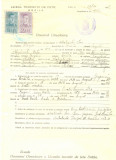 Z475 DOCUMENT VECHI -LICEUL TEORETIC DE FETE , BRAILA- MALINCHI ION -1942