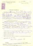 Z480 DOCUMENT VECHI -LICEUL TEORETIC DE FETE , BRAILA- MARIA DTRU IOAN -1942