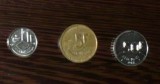 BELGIA - LOT 3 MONEDE 1 FRANC 1991, 5 F. 1986, 50 F. 1987, Europa