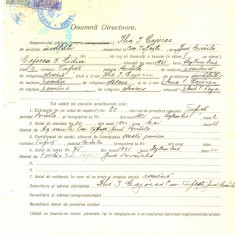 Z464 DOCUMENT VECHI -LICEUL TEORETIC DE FETE , BRAILA - ILIE I. COJOCEA - 1942