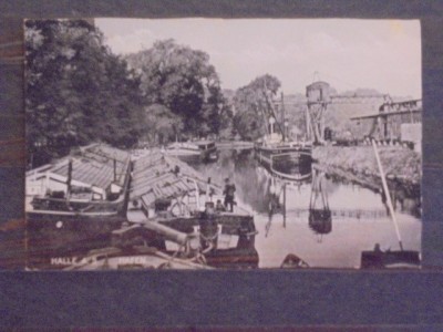 GERMANIA - HALLE A.S. HAFEN - PORTUL VECHI - NECIRCULATA . foto