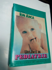 URGENTE IN PEDIATRIE - ION ANCA - 1996 foto