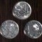 BELGIA - 3 MONEDE 1 FRANC 1989, 1990, 1991