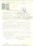 Z481 DOCUMENT VECHI -LICEUL TEORETIC DE FETE , BRAILA- MARIA IOAN -1942