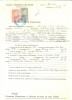Z454 DOCUMENT VECHI -LICEUL TEORETIC DE FETE , BRAILA -PLOT.MAJOR IACOB NASTASE