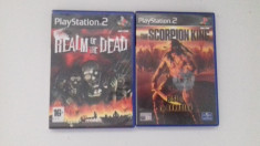 LOT 2 jocuri : Realm of the dead + Scorpion King - PS2 [Second hand] foto