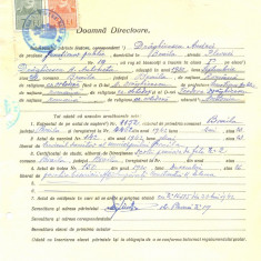 Z456 DOCUMENT VECHI -LICEUL TEORETIC DE FETE , BRAILA -DRAGHICESCU ANDREI -1942