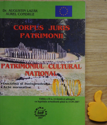 Patrimoniul cultural national Augustin Lazar Aurel Condruz foto