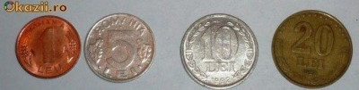 ROMANIA - Lot 4 monede diferite dupa 1990 foto