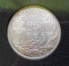Romania 1946 - 25000 lei varianta cu liniuta foto
