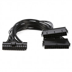 Cablu adaptor placa de baza pentru minerit ATX 24pini cablu Dual PSU foto