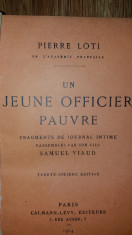 PIERRE LOTI ? UN JEUNE OFFICIER PAUVRE {1924} foto