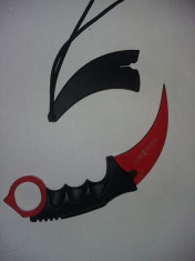 Cutit tip Karambit Rosu CS:GO foto